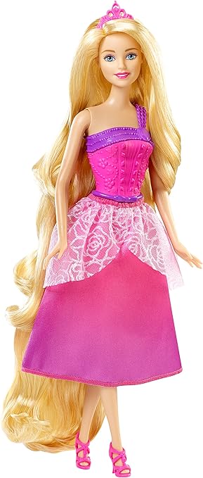 barbie 无穷发王国公主玩偶 粉红色